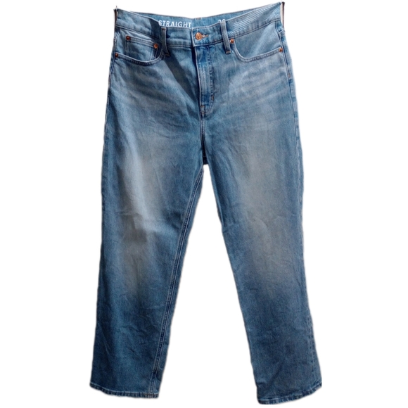 J. Crew Classic Straight Birchwood Wash Blue Jeans Size 30 - Picture 2 of 5